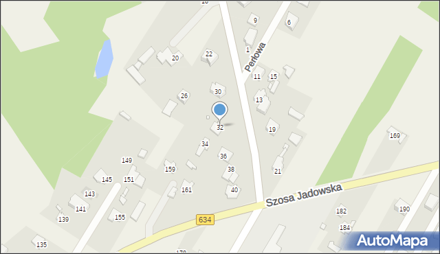 Stare Grabie, Dworcowa, 32, mapa Stare Grabie