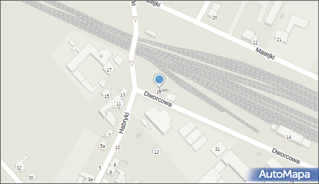 Strzelce Opolskie, Dworcowa, 16, mapa Strzelce Opolskie