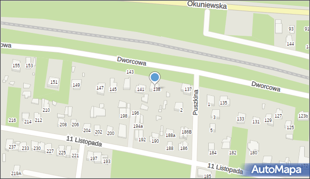 Sulejówek, Dworcowa, 139, mapa Sulejówek