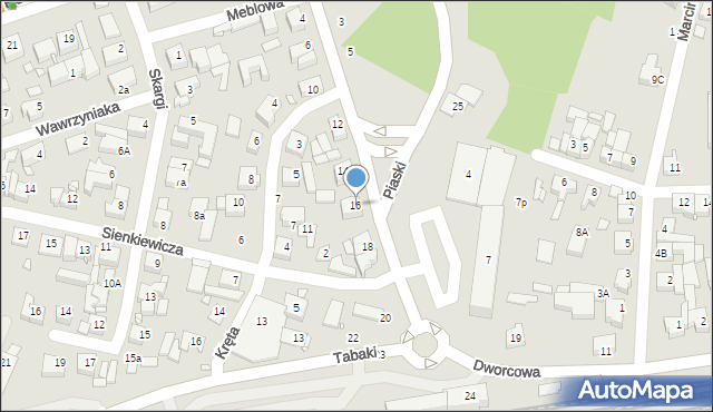 Swarzędz, Dworcowa, 16, mapa Swarzędz