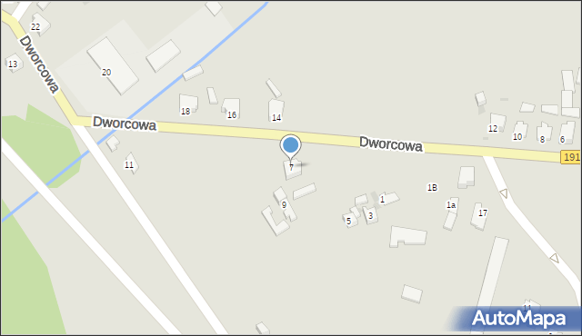 Szamocin, Dworcowa, 7, mapa Szamocin