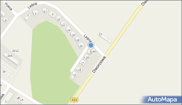 Szczodrzykowo, Dworcowa, 21, mapa Szczodrzykowo