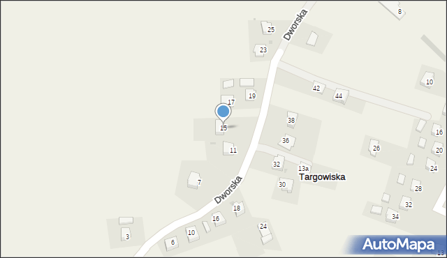 Targowiska, Dworska, 15, mapa Targowiska