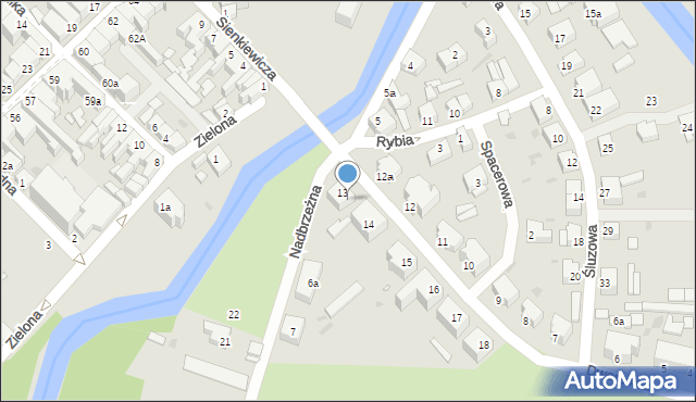 Trzebiatów, Dworcowa, 13a, mapa Trzebiatów