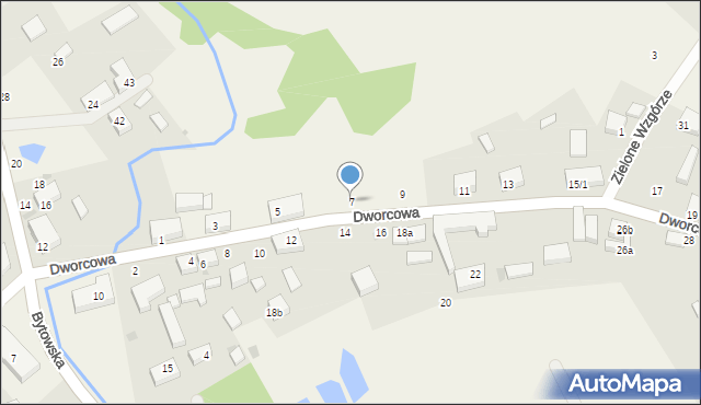 Ugoszcz, Dworcowa, 7, mapa Ugoszcz