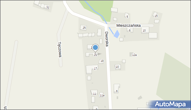 Więcławice Stare, Dworska, 21, mapa Więcławice Stare