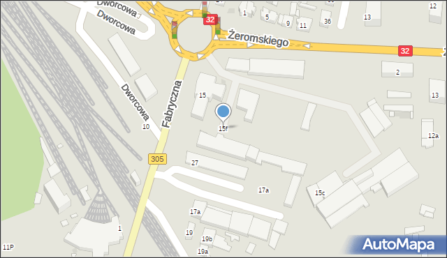 Wolsztyn, Dworcowa, 15f, mapa Wolsztyn