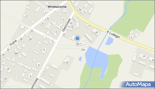 Wrzeszczyna, Dworcowa, 20, mapa Wrzeszczyna