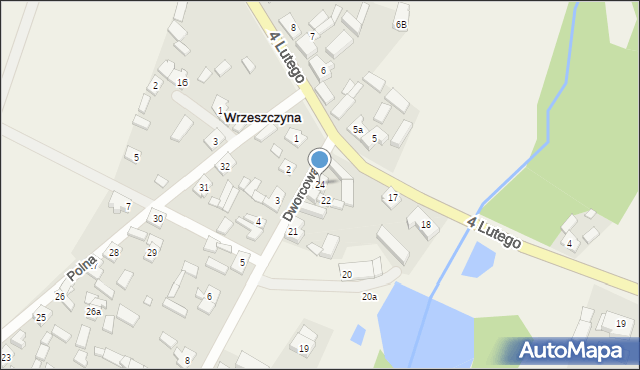Wrzeszczyna, Dworcowa, 24, mapa Wrzeszczyna