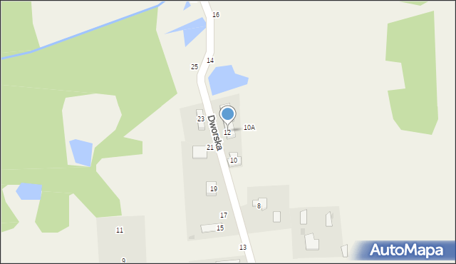 Wrzosówka, Dworska, 12, mapa Wrzosówka