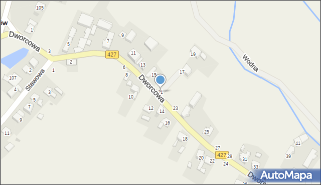 Zakrzów, Dworcowa, 21, mapa Zakrzów