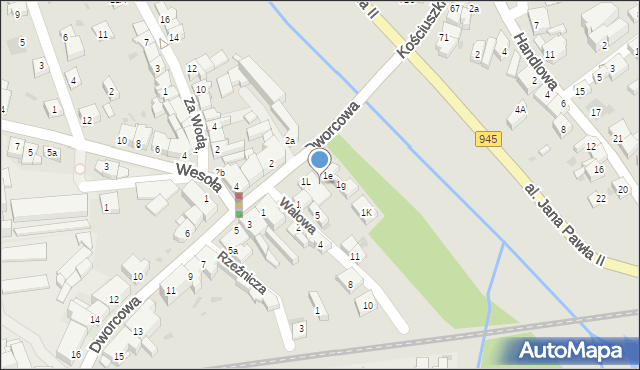 Żywiec, Dworcowa, 1f, mapa Żywiec