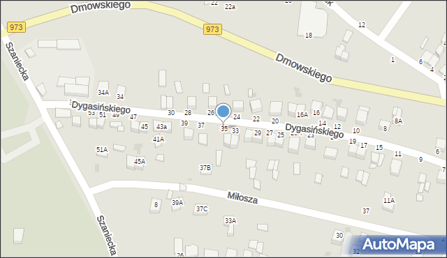 Busko-Zdrój, Dygasińskiego Adolfa, 35, mapa Busko-Zdrój