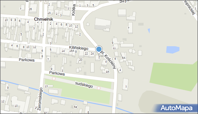 Chmielnik, Dygasińskiego Adolfa, 2, mapa Chmielnik