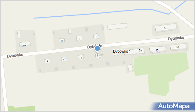 Dybówko, Dybówko, 4, mapa Dybówko