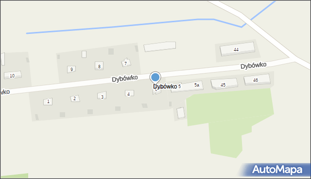 Dybówko, Dybówko, 6, mapa Dybówko