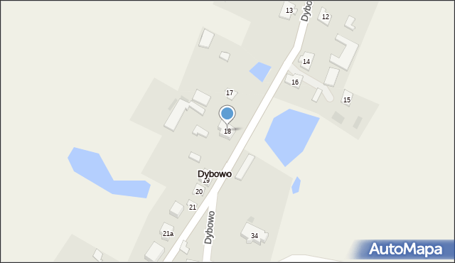 Dybowo, Dybowo, 18, mapa Dybowo