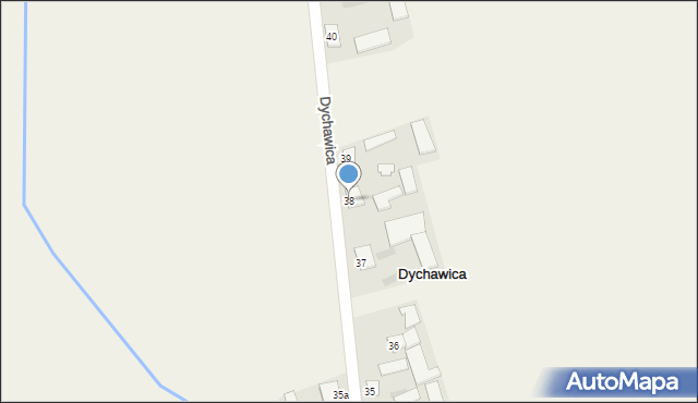 Dychawica, Dychawica, 38, mapa Dychawica