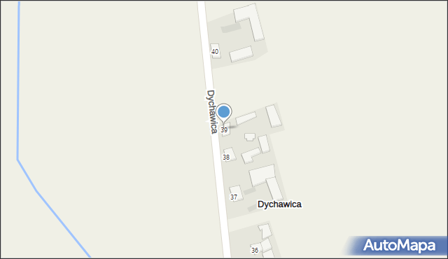 Dychawica, Dychawica, 39, mapa Dychawica