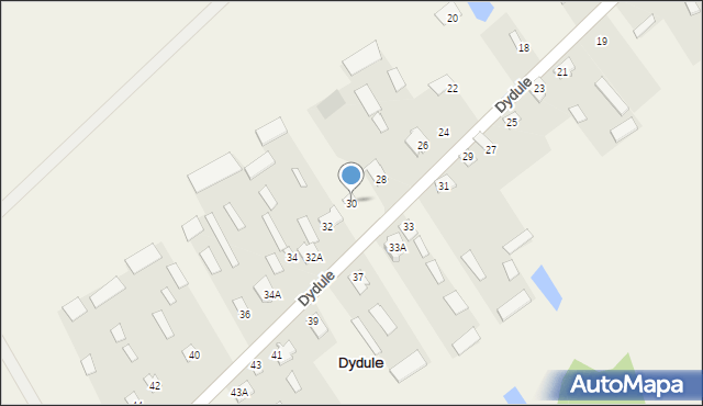 Dydule, Dydule, 30, mapa Dydule