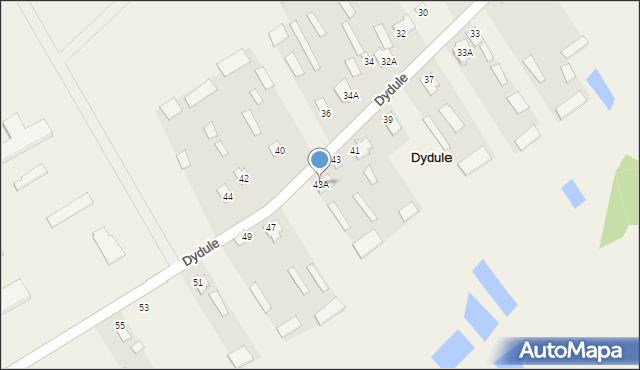 Dydule, Dydule, 43A, mapa Dydule