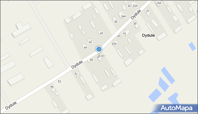 Dydule, Dydule, 47, mapa Dydule
