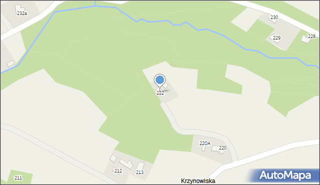 Dylągówka, Dylągówka, 222, mapa Dylągówka