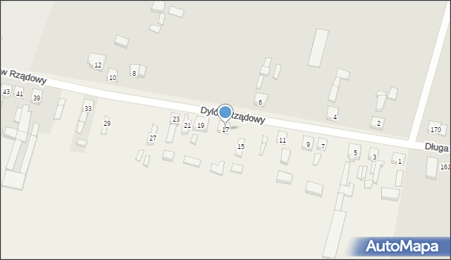 Dylów Rządowy, Dylów Rządowy, 17, mapa Dylów Rządowy