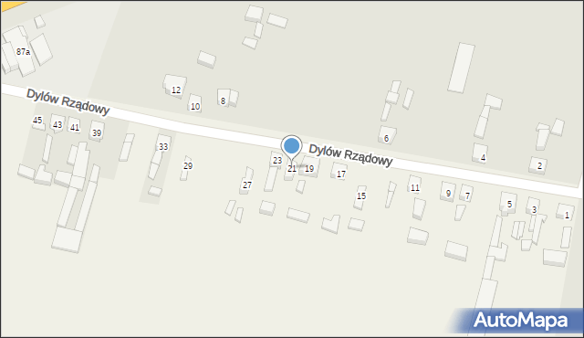 Dylów Rządowy, Dylów Rządowy, 21, mapa Dylów Rządowy