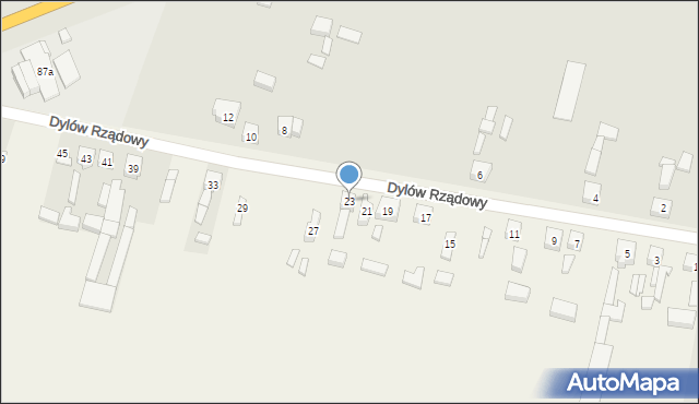 Dylów Rządowy, Dylów Rządowy, 23, mapa Dylów Rządowy