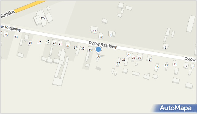 Dylów Rządowy, Dylów Rządowy, 29, mapa Dylów Rządowy