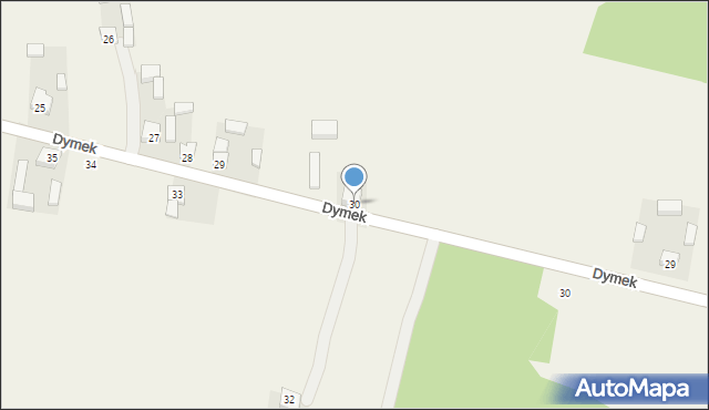 Dymek, Dymek, 30, mapa Dymek