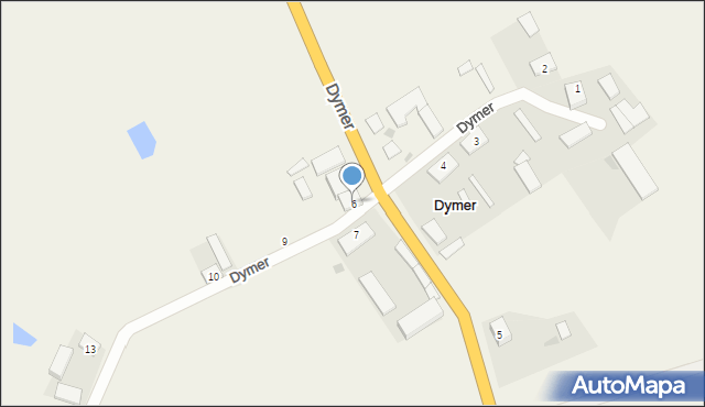 Dymer, Dymer, 6, mapa Dymer