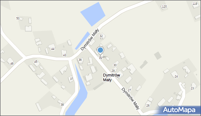 Dymitrów Mały, Dymitrów Mały, 31, mapa Dymitrów Mały