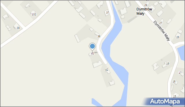 Dymitrów Mały, Dymitrów Mały, 41, mapa Dymitrów Mały