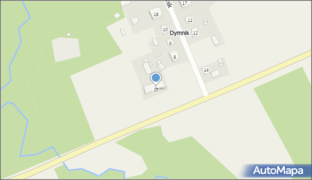 Dymnik, Dymnik, 15, mapa Dymnik