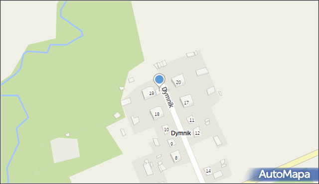 Dymnik, Dymnik, 19a, mapa Dymnik