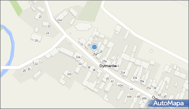 Dytmarów, Dytmarów, 23a, mapa Dytmarów