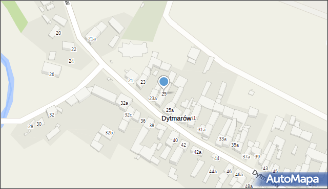 Dytmarów, Dytmarów, 25, mapa Dytmarów