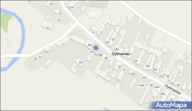 Dytmarów, Dytmarów, 34, mapa Dytmarów