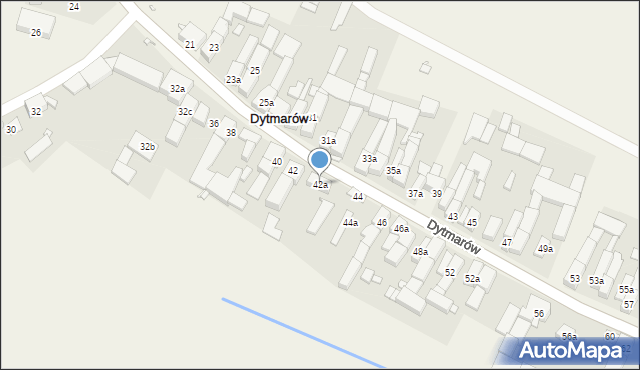Dytmarów, Dytmarów, 42a, mapa Dytmarów