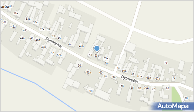 Dytmarów, Dytmarów, 53a, mapa Dytmarów