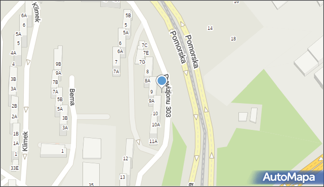 Gorzów Wielkopolski, Dywizjonu 303, 303, mapa Gorzów Wielkopolski