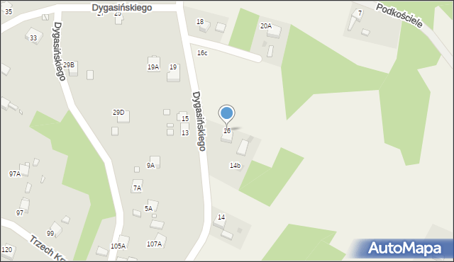 Jankowice, Dygasińskiego Adolfa, 16, mapa Jankowice