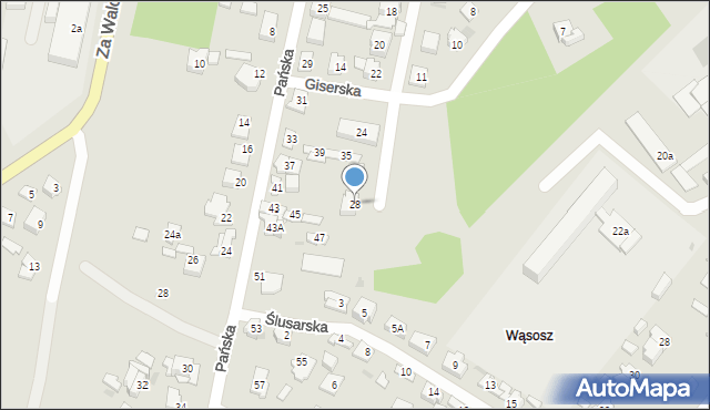 Kielce, Dyrekcji Głównej Górniczej, 28, mapa Kielc