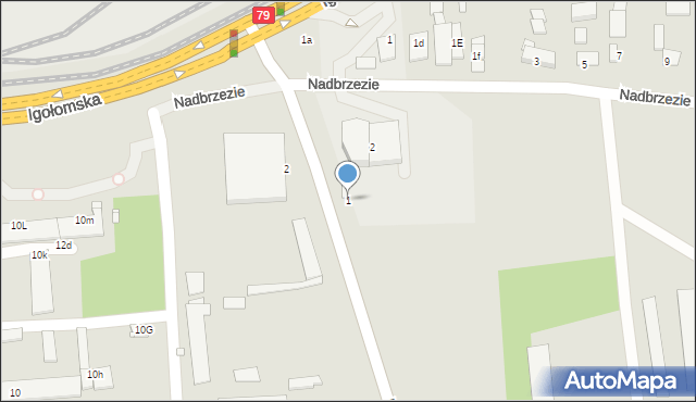 Kraków, Dymarek, 1, mapa Krakowa