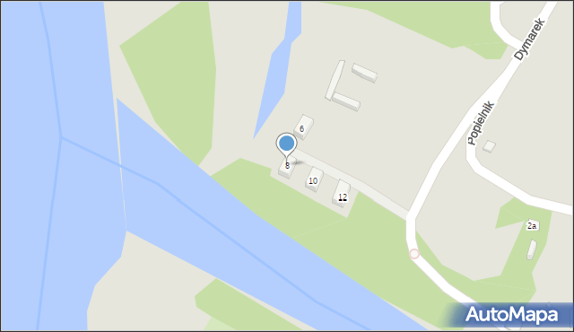 Kraków, Dymarek, 8, mapa Krakowa