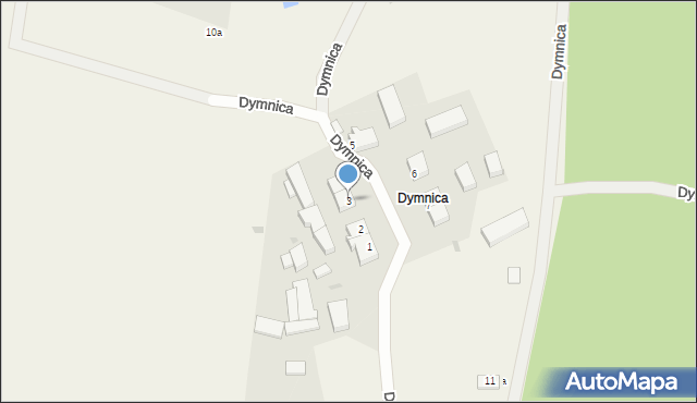 Ulinia, Dymnica, 3, mapa Ulinia