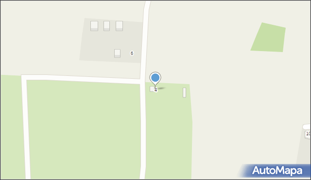 Brodła, Działkowców, 4, mapa Brodła