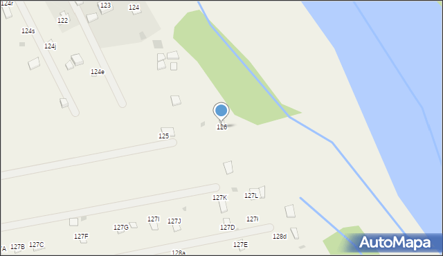 Dzbądz, Dzbądz, 126, mapa Dzbądz